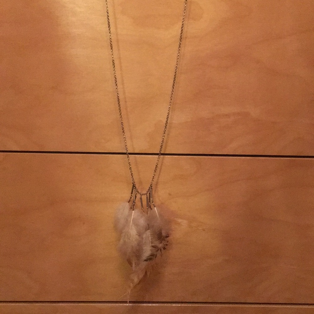 Feather necklace